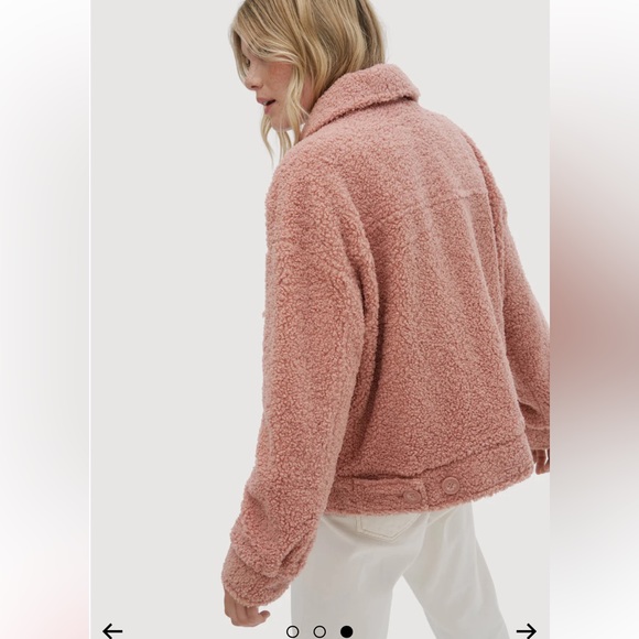 NEW Noize Jackets & Coats Noize Miley Women's Short Length Faux Sherpa - Picture 4 of 13